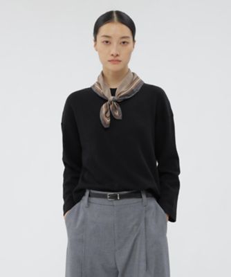 MARGARET HOWELL (Women)/マーガレット・ハウエル カットソー COTTON WOOL JERSEY 5785269204 BLACK(010) トップス【三越伊勢丹/公式】