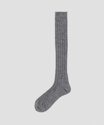MARGARET HOWELL (Women)/マーガレット・ハウエル 靴下 WOOL LONG SOCK 5785279202 CHARCOAL(023) 【三越伊勢丹/公式】