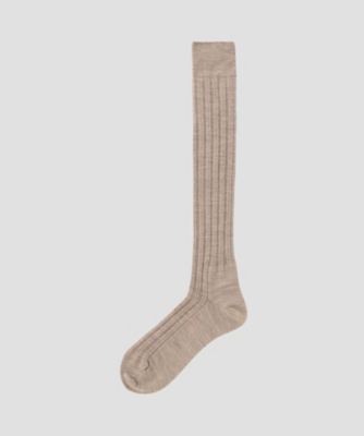 MARGARET HOWELL (Women)/マーガレット・ハウエル 靴下 WOOL LONG SOCK 5785279202 BEIGE(040) 【三越伊勢丹/公式】