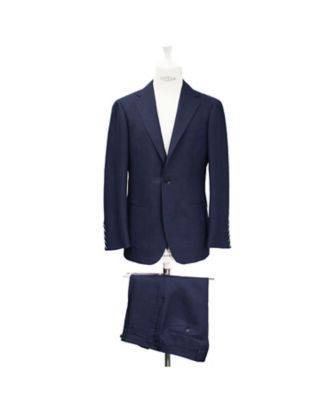 ウール×シルク ネイビースーツ RT026S57X | RING JACKET (Men