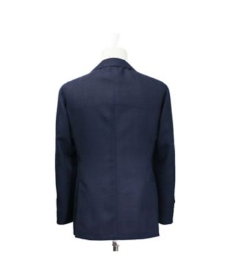 ウール×シルク ネイビースーツ RT026S57X | RING JACKET (Men