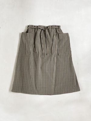 ＜R & D.M.Co-/OLDMAN’S TAILOR (Women)＞ＲＯＢＩＮＳＯＮ’Ｓ　ＣＨＥＣＫ　ＳＴＲＩＮＧ　ＳＫＩＲＴ