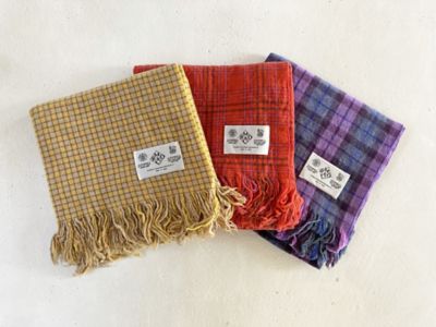 ＜R & D.M.Co-/OLDMAN’S TAILOR＞ＣＨＥＣＫ　ＢＬＡＮＫＥＴ