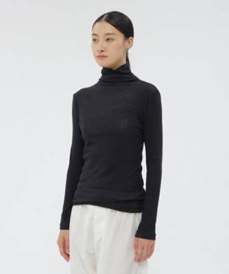 MARGARET HOWELL (Women)/マーガレット・ハウエル カットソー COTTON SILK RIB 5895269205 BLACK(010) トップス【三越伊勢丹/公式】