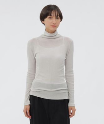 MARGARET HOWELL (Women)/マーガレット・ハウエル カットソー COTTON SILK RIB 5895269205 LIGHT GREY(021) トップス【三越伊勢丹/公式】
