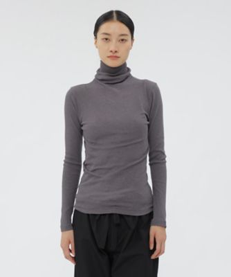 MARGARET HOWELL (Women)/マーガレット・ハウエル カットソー COTTON SILK RIB 5895269205 CHARCOAL(023) トップス【三越伊勢丹/公式】