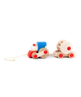 ＜BORNELUND (Baby&Kids)＞【受注商品】プルトーイ　木のトレイン