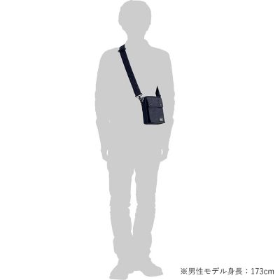SMOKY／VERTICAL SHOULDER BAG 592