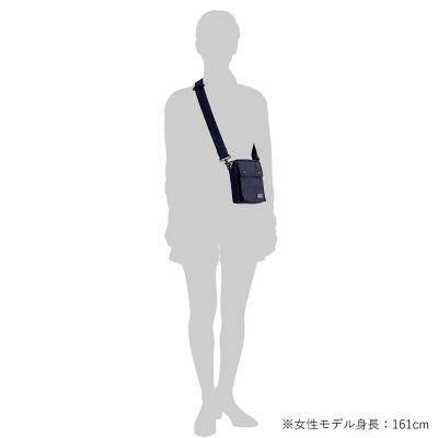 SMOKY／VERTICAL SHOULDER BAG 592 