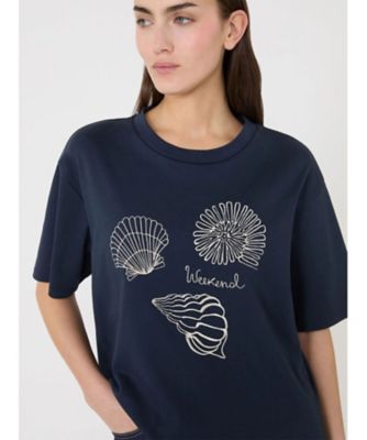 新品未使用！送料込み★Max Mara★Mロゴ ピュアコットンジャージーTシャツ サバト ピュア コットン ジャージー Tシャツ 5941116206