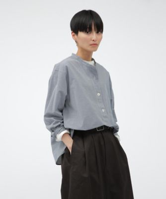 MARGARET HOWELL (Women)/マーガレット・ハウエル シャツ　ＴＩＮＹ　ＧＩＮＧＨＡＭ　ＣＯＴＴＯＮ　５９５５１５３５０７