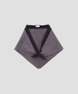＜MARGARET HOWELL (Women)＞スカーフ　ＭＨＬ　ＴＩＰＰＥＤ　ＳＣＯＵＴ　ＳＣＡＲＦ　５９５５２７８２０１