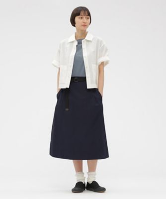 スカート FINE COMPACT COTTON POPLIN