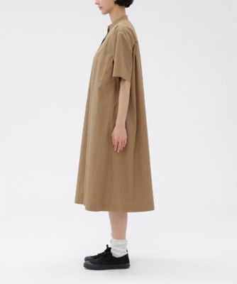 ワンピース GARMENT DYED COTTON POPLIN