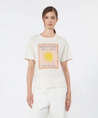 ＜Weekend Max Mara (Women) ＞パンテーラ　コットン　ジャージー　Ｔシャツ　５９７１０３６２０６