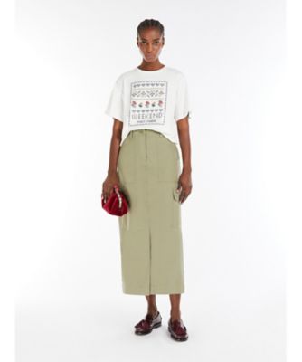 WEEKEND MAX MARA [ボビー] コットン ジャージー Tシャツ BOBBY Max Mara Weekend】BOBBY コットン ジャージー Tシャツ (Weekend