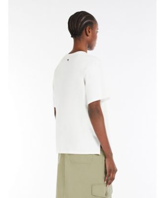 【WEEKEND MAX MARA】ヴェッロ コットン ジャージー Tシャツ 5971055106004-d-
