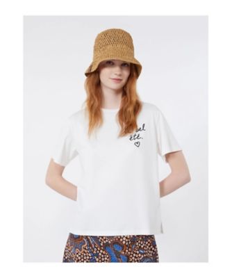 MAX MARA Tシャツ PARK ピュア コットン ジャージー ボーラ ピュア コットン ジャージー Tシャツ 5971046206