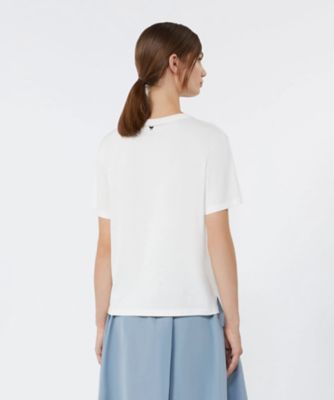 新品未使用！送料込み★Max Mara★Mロゴ ピュアコットンジャージーTシャツ サバト ピュア コットン ジャージー Tシャツ 5941116206