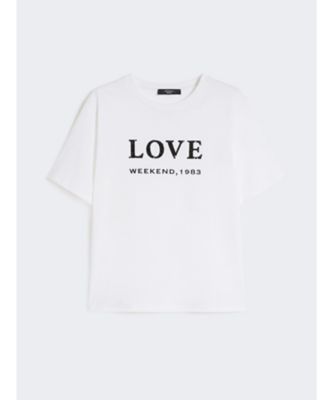 新品未使用【MAX MARA】パパイア ピュア コットン ジャージー TシャツS Max Mara（マックスマーラ） 半袖 Tシャツ PAPAIA パパイア レディース