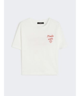 Max Mara プリントオーガニックコットンTシャツ Max Mara/マックスマーラ｜プリント オーガニック コットン Tシャツ