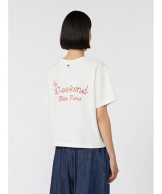 アクリーネ プリント オーガニック コットン Tシャツ