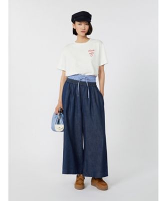 Max Mara プリントオーガニックコットンTシャツ Max Mara/マックスマーラ｜プリント オーガニック コットン Tシャツ