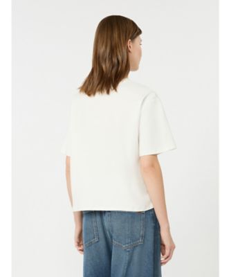 新品未使用 Max Mara マックスマーラ ピュアコットン Tシャツ サラ ピュアコットン ボクシーTシャツ 5976056106
