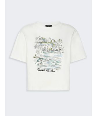 新品未使用 Max Mara マックスマーラ ピュアコットン Tシャツ サラ ピュアコットン ボクシーTシャツ 5976056106