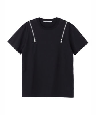 ＜三越伊勢丹/公式＞ JOHN LAWRENCE SULLIVAN (Men)/ジョン ローレンス サリバン Tシャツ ZIPPED T-SHIRT 5A009-0124-16 BLACK トップス【三越伊勢丹/公式】