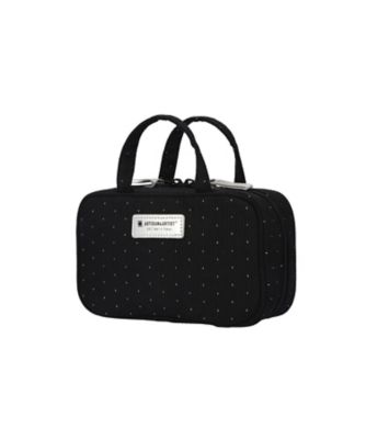 ＜ARTISAN&ARTIST (Women)＞グリマー　ハンドル付ミニマム・ポーチ　５ＷＰーＧＲ０１３Ｓ（ＢＬＫ）