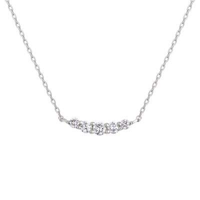 ＜festaria bijou SOPHIA (Women)＞Ｐｔ　ダイヤモンド　ネックレス