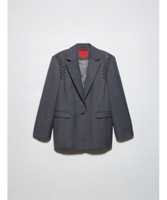 アッフィーネ ラインストーン グリザイユ ジャケット