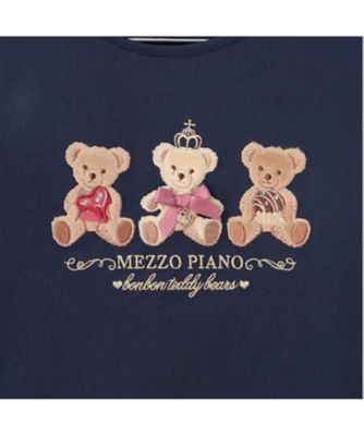 くま リボン長袖Ｔシャツ ６０４３２１３ | mezzo piano (Baby&Kids)/メゾ ピアノ | 三越伊勢丹オンラインストア・通販【公式】