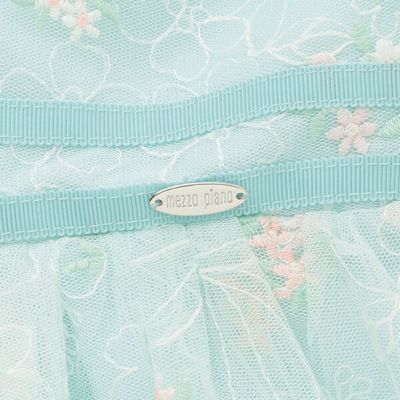 花刺繍チュールレース　ワンピース　６０４４６０６