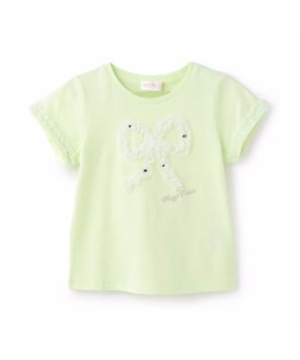 mezzo piano (Baby&Kids)/メゾ ピアノ フリルリボン 半袖Tシャツ 6051213