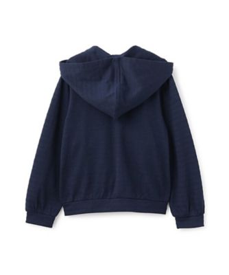 透かし柄　ＺＩＰパーカ　６０５１２２１