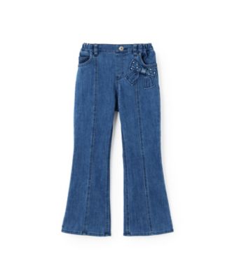＜mezzo piano (Baby&Kids)＞スタイルアップフレア　デニムロングパンツ　６０５３１１２