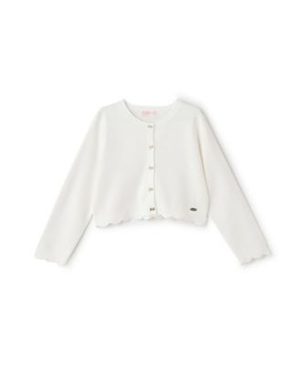 ＜mezzo piano (Baby&Kids)＞リボンボタン　ニットボレロ　６０５３２０１
