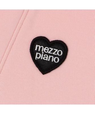 メゾピアノセーラーハーフZIP　ロゴラインスカパン　セット140 mezzo piano セットアップ セーラーハーフZIP ロゴライン