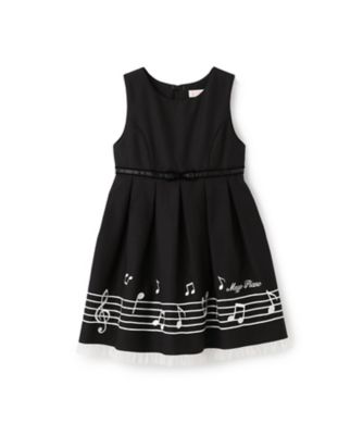 ＜mezzo piano (Baby&Kids)＞音符ジャンパースカート　６０５３３２２