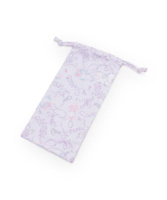 ＜mezzo piano (Baby&Kids)＞ウサギバレエ柄裏メッシュバレエシューズ用巾着　６０５３４２３