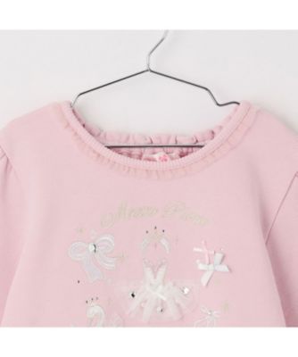 バレエ刺しゅう トレーナー 6054223 | mezzo piano (Baby&Kids