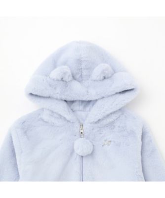 メゾピアノ　リバーシブルどうぶつ フェイクファーブルゾン　ブルー　140 新品 楽天市場】メゾピアノ(mezzo piano)リバーシブルどうぶつ フェイク