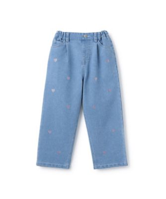 ハートラインストーン デニムパンツ 6061106 | mezzo piano