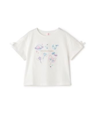 ＜mezzo piano (Baby&Kids)＞シャカシャカプラネット　半袖Ｔシャツ　６０６１２１０