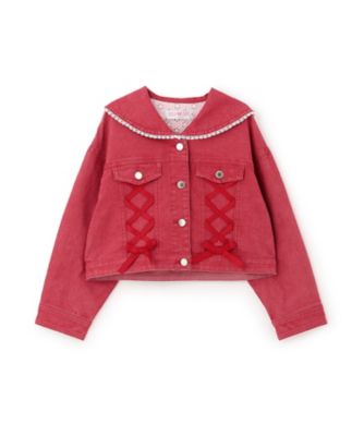 ＜mezzo piano (Baby&Kids)＞セーラーカラー　Ｇジャン　６０６１３０１