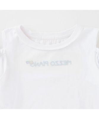 新品mezzo piano キャミワンピース＆メローTシャツセット ¥20790 肩開き半袖Tシャツ＆星キャミワンピースセット 6061311