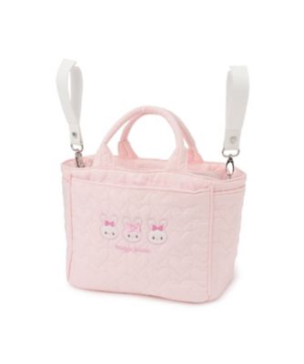 メゾピアノママ ウサギアップリケ2wayトートバッグ 6061444