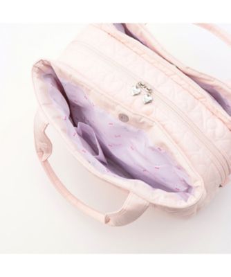 メゾピアノママ ウサギアップリケマザーズバッグショルダー付